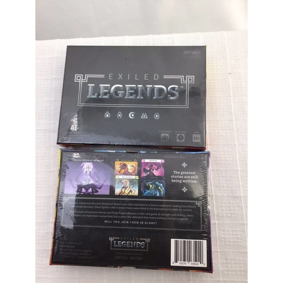 Exiled LEGENDS Strategy Card Game Lot. - Picture 3 of 14
